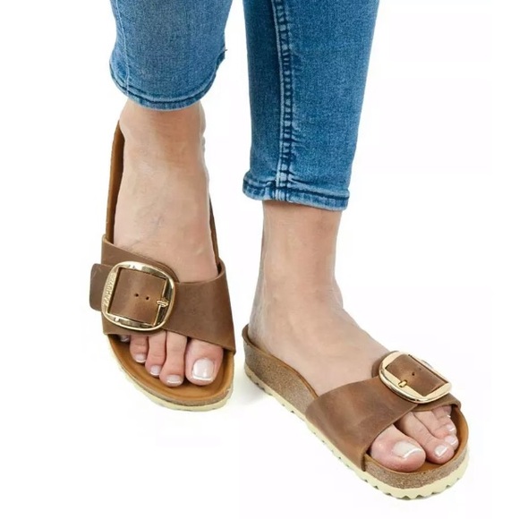 birkenstock madrid big buckle nordstrom